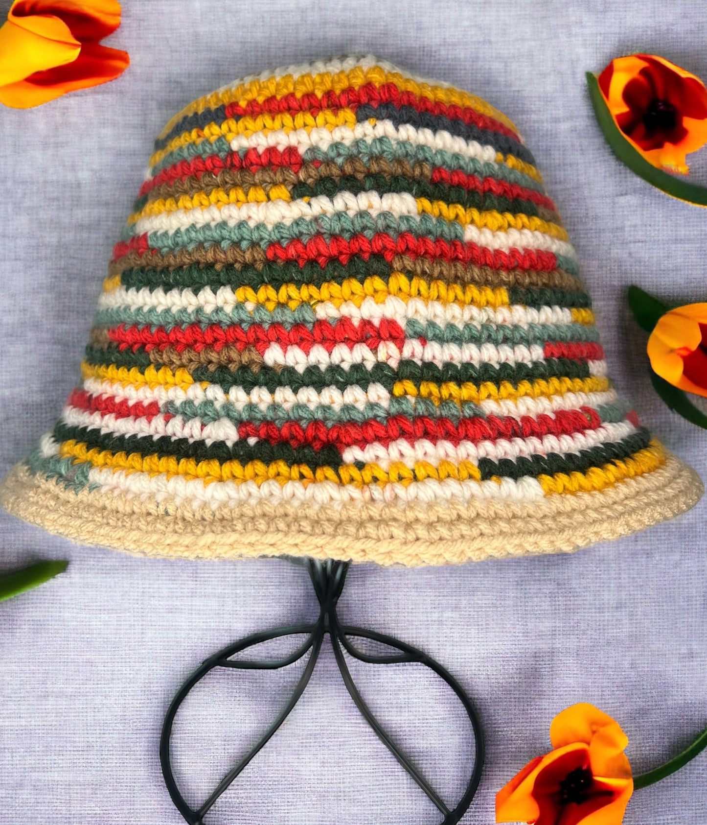 Crochet bucket hat