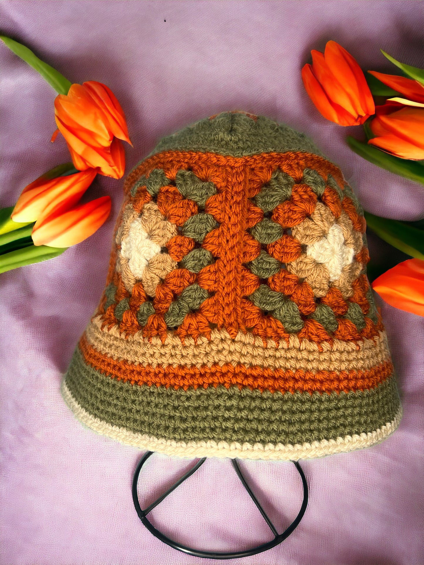 Crochet bucket hat